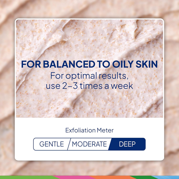 Fresh Skin Apricot Face Scrub, Deep Exfoliating Skin Care for Clean and Radiant Complexion, Oil-Free Formula with 100% Natural Exfoliants, 6 Oz, Pack of 6