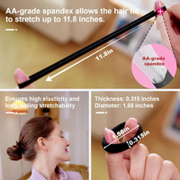 120Pc Hair Ties No Damage Snag Free for Thick Hair, Seamless No Pull Elastic Ponytail Holders for Women Girls(Classic 5 Colors)