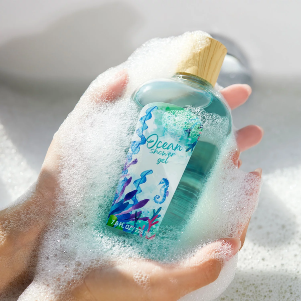 Bath Gift Baskets for Women - 12 Pcs Ocean Spa Gift Sets, Luxury Mothers Day Gifts for Mom