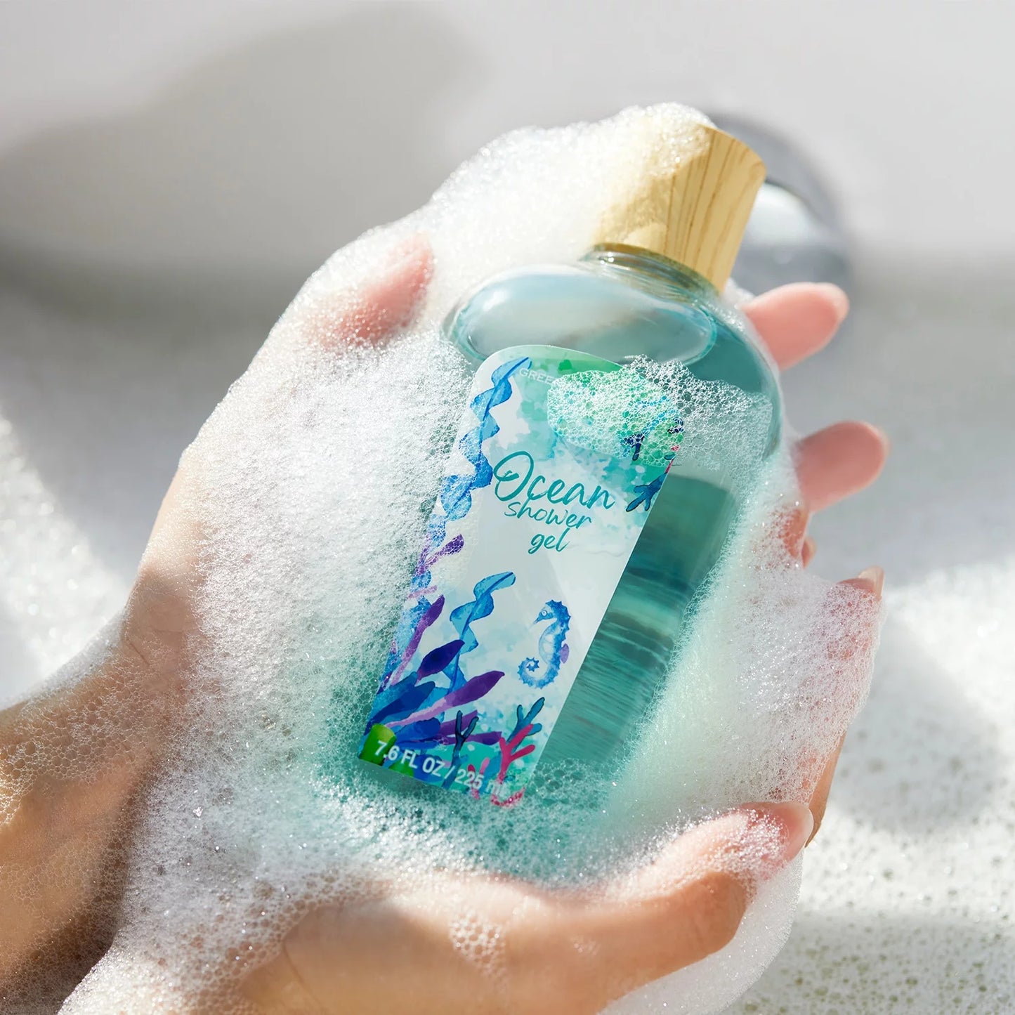 Bath Gift Baskets for Women - 12 Pcs Ocean Spa Gift Sets, Luxury Mothers Day Gifts for Mom