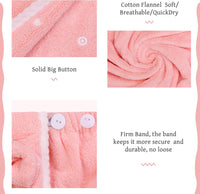 Towel Wrap Women Shower Robe Adjustable Closure Bathrobe with Hair Drying Towel & Spa Wraps