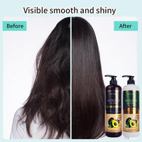 Avocado Oil Hair Care Set, Moisturizing Shampoo and Conditioner with Collagen, Hair Mask, Smooth and Repair Treatment, 33.8 Fl Oz, Hair Serum 3.51 Oz